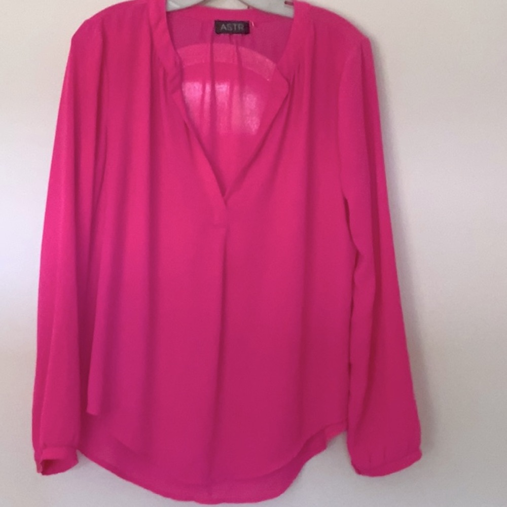 Astr fuchsia pink tunic